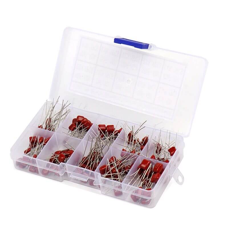 Kit Capacitores Polipropileno 150 Piezas 10 Valores