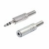Conector de Audio Estéreo Metálico 3.5mm Plug Jack