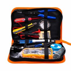 Kit Soldador Portátil con Multímetro y Herramientas