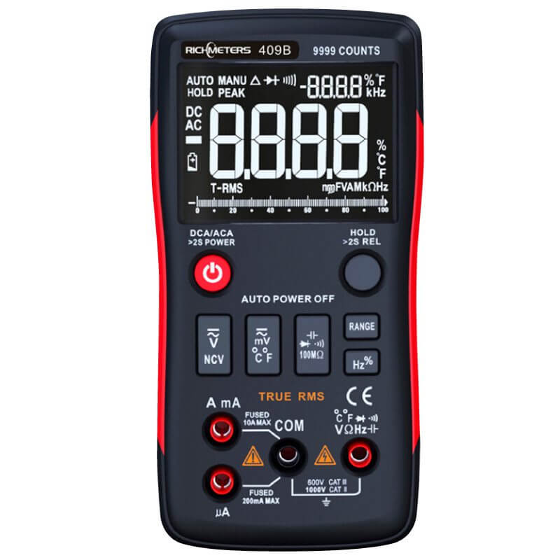 RM409B Multímetro Digital True RMS RICHMETERS