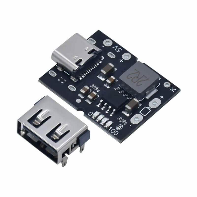 Mini Cargador de Baterías USB Tipo-C 5V 2A