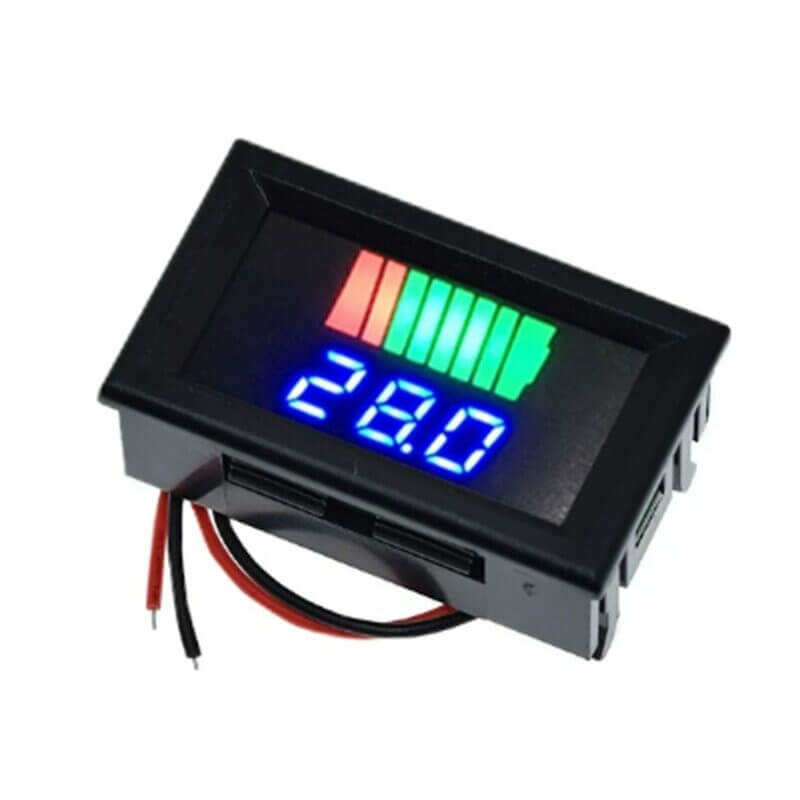 Indicador de Nivel de Carga de Batería de Litio de 12V-60V