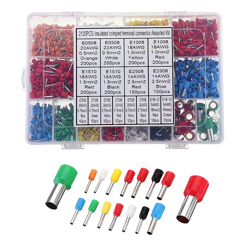 Kit Terminal Preaislado tubular VE 2120 Piezas