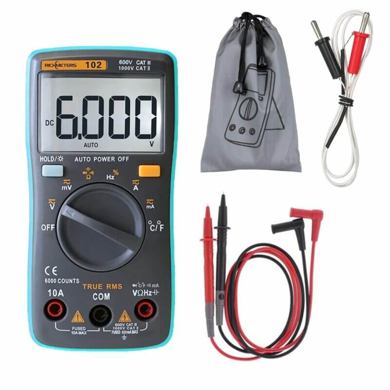 RM102 Multímetro Digital Autorango RICHMETERS