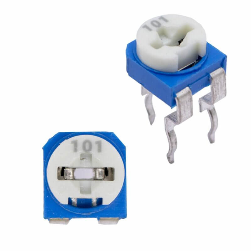 RM065 Potenciómetro Horizontal 100Ω a 100KΩ - 100Ω