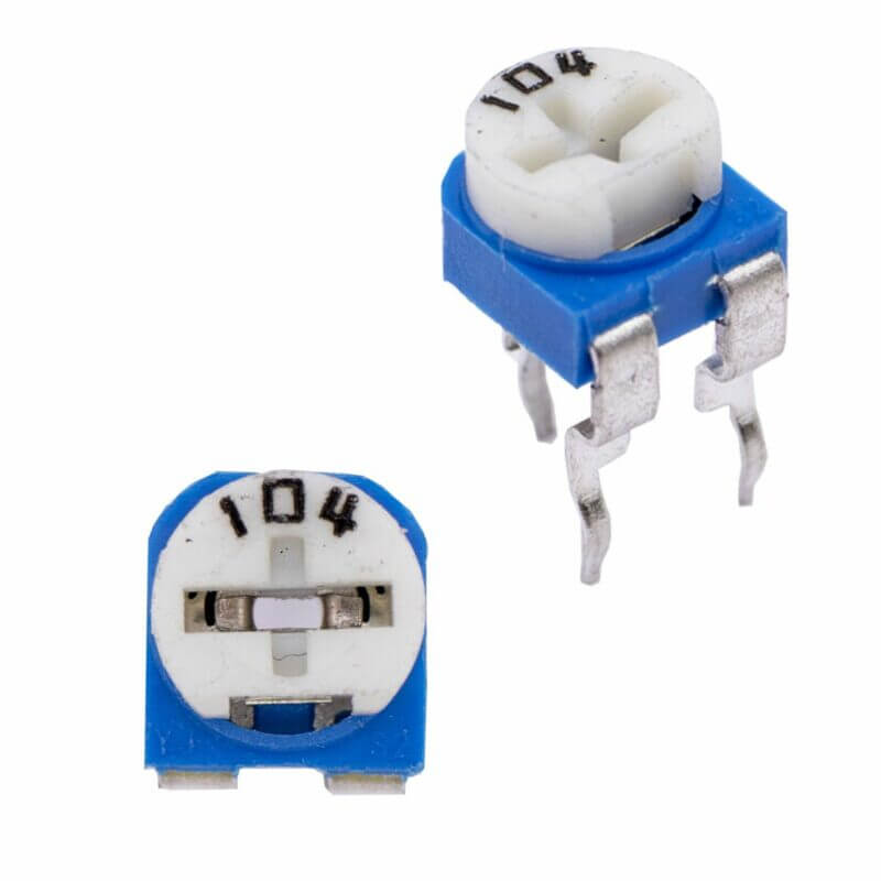 RM065 Potenciómetro Horizontal 100Ω a 100KΩ - 100KΩ