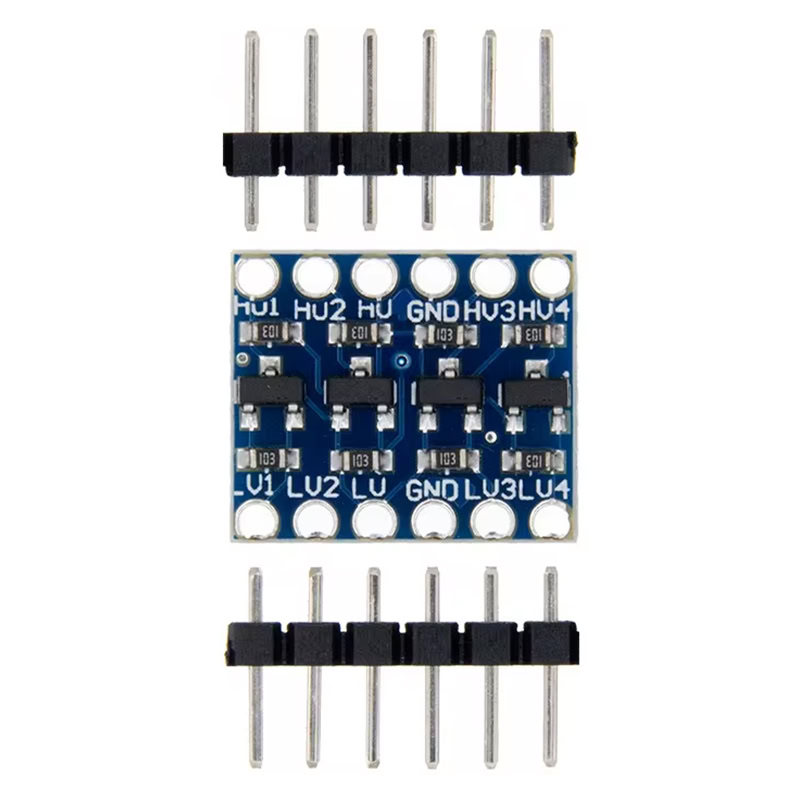 Convertidor de Nivel Lógico 4 Canales Bidireccional 5V a 3.3V