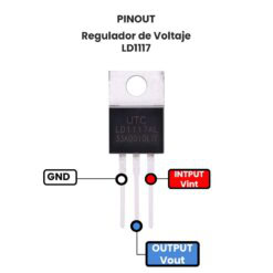 LD1117 Regulador de Voltaje 3.3V 1A TO-220