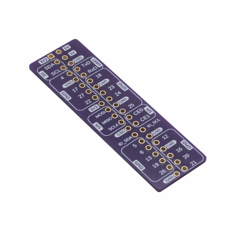 UNIT Tarjeta de Referencia GPIO Para Raspberry Pi B