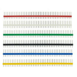 Header 40P 2.54mm Macho Diferentes Colores