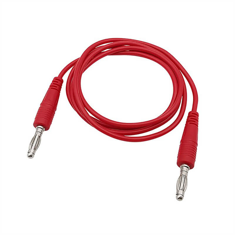 Cable Banana Banana de 4mm Rojo