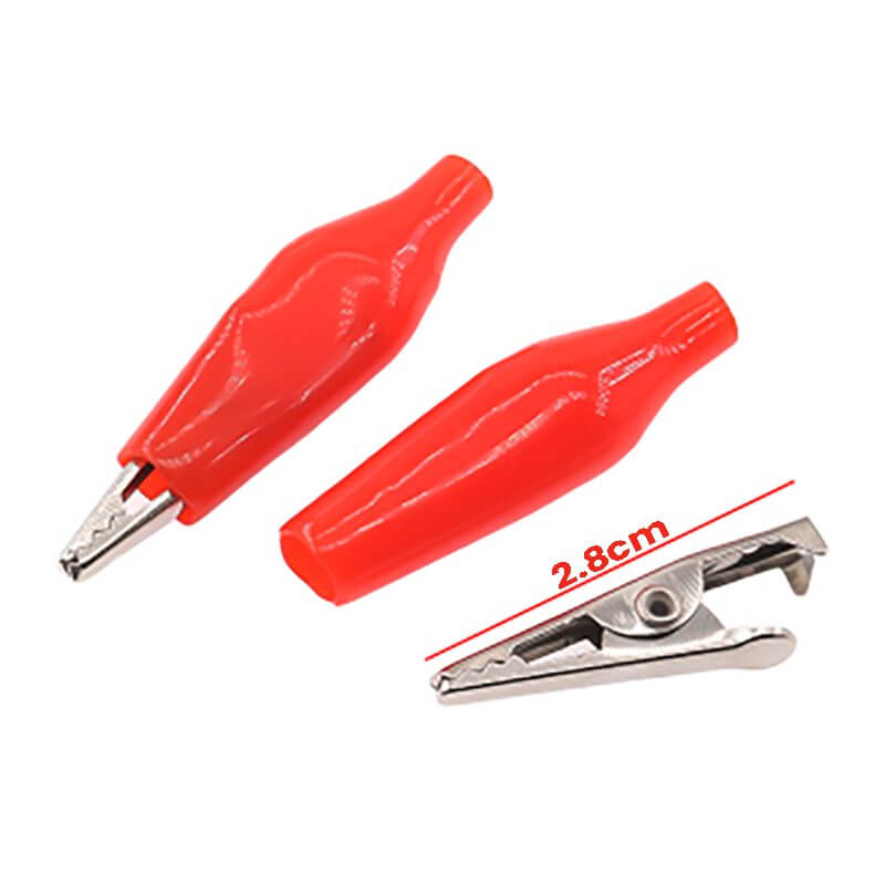 Pinza de Cocodrilo Rojo 2.8cm