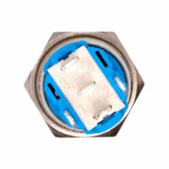 Botón Impermeable Enclavable con Luz 16mm 12-24V Varios Colores