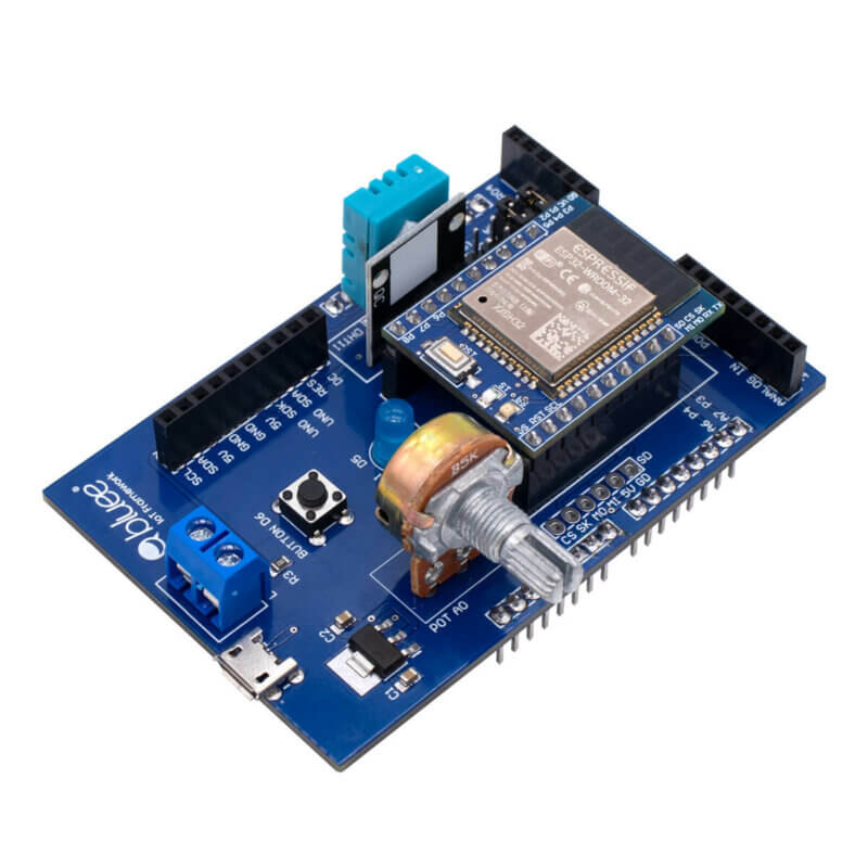 Kit Bluee32 IOT + Shield Bluee Compatible con Arduino UNO MEGA