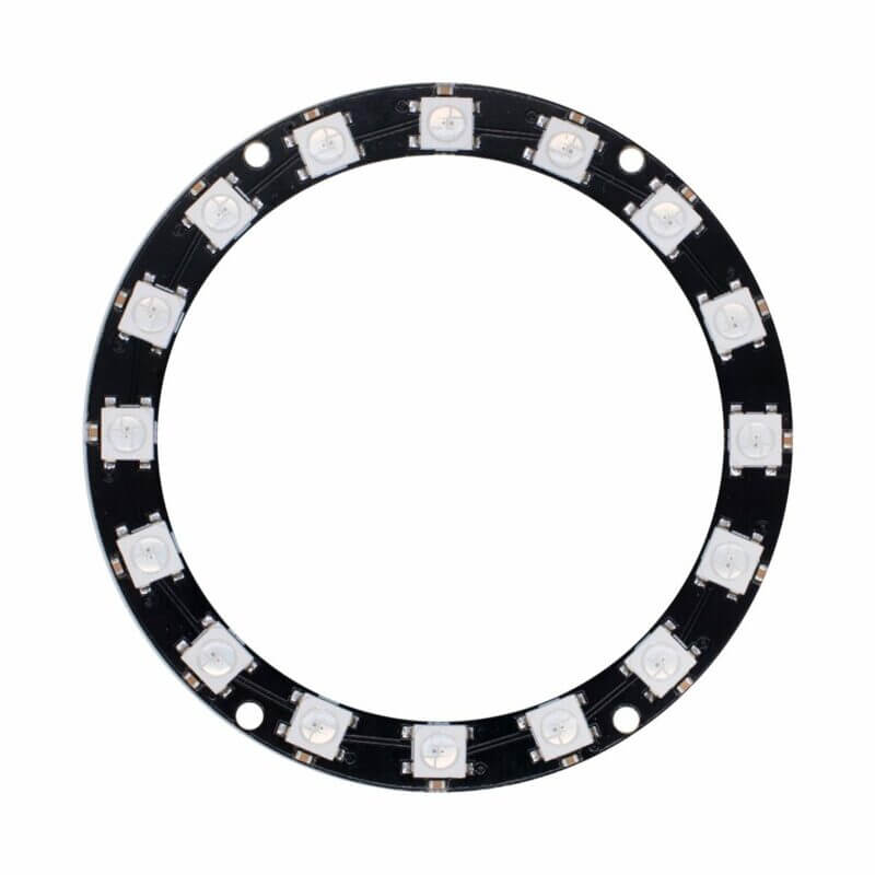 Neopixel Circular 16 Bits 5050 LED RGB WS2812 45mm WCMCU 68mm