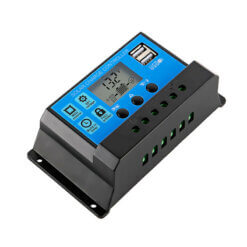YJSS-30A Controlador de Carga Solar Dual USB PWM