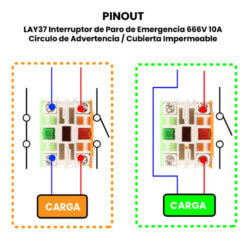 LAY37 Interruptor de Pinout