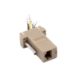 Adaptador RJ45 Hembra a Conector DB9 Hembra