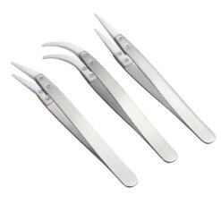 Set de Pinzas con Punta de Cerámica