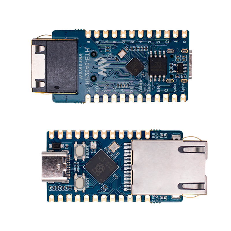 Mini RP2040-ETH con Ethernet