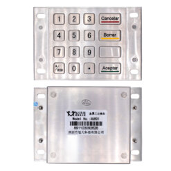 AR3996 - Teclado Industrial Metálico 16 Teclas