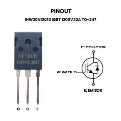 AR4011 - IHW20N120R3 IGBT 1200V 20A TO-247 - Pinout