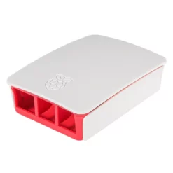 Carcasa para Raspberry Pi 3B Blanco y Rojo