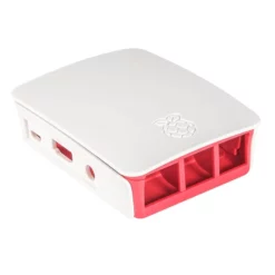 Alternative view of Carcasa para Raspberry Pi 3B Blanco y Rojo