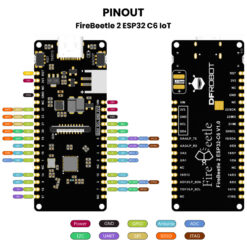 FireBeetle 2 ESP32 C6 pinout