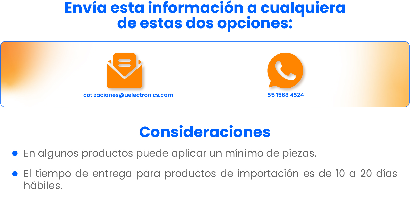 Cotizaciones Unit Electronics