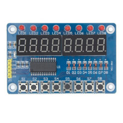 TM1638 Teclado con Display 7 Segmentos y LEDs V1