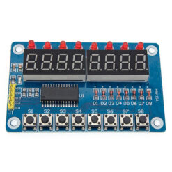 TM1638 Teclado con Display 7 Segmentos y LEDs V2