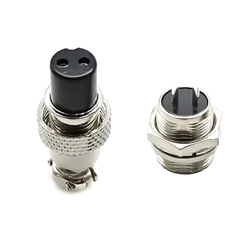 Conector de Aviación GX16 2 Pines