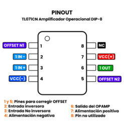 TL071CN Pinout
