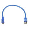Cable USB C 2.0 30cm Azul