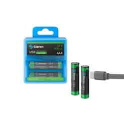 Baterías Recargables USB AAA