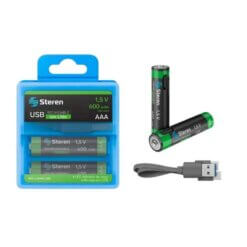 AR4515- Baterías Recargables USB AAA (5)