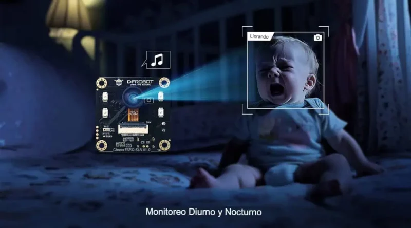 ESP32-S3 con Cámara AI DFR1154