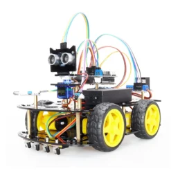 Kit Carro 4WD Robot Seguidor de Línea y Evasor