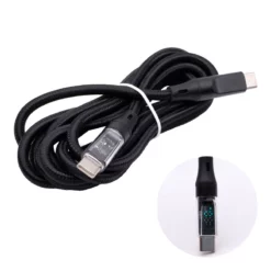 AR4575 Cable de Datos y Carga Rápida de 120W Tipo C con Pantalla Led 2m
