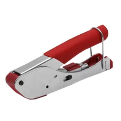 Kit Pinza de Compresión para Cable Coaxial RG59/RG6 con Pelador Giratorio + 20 Conectores F