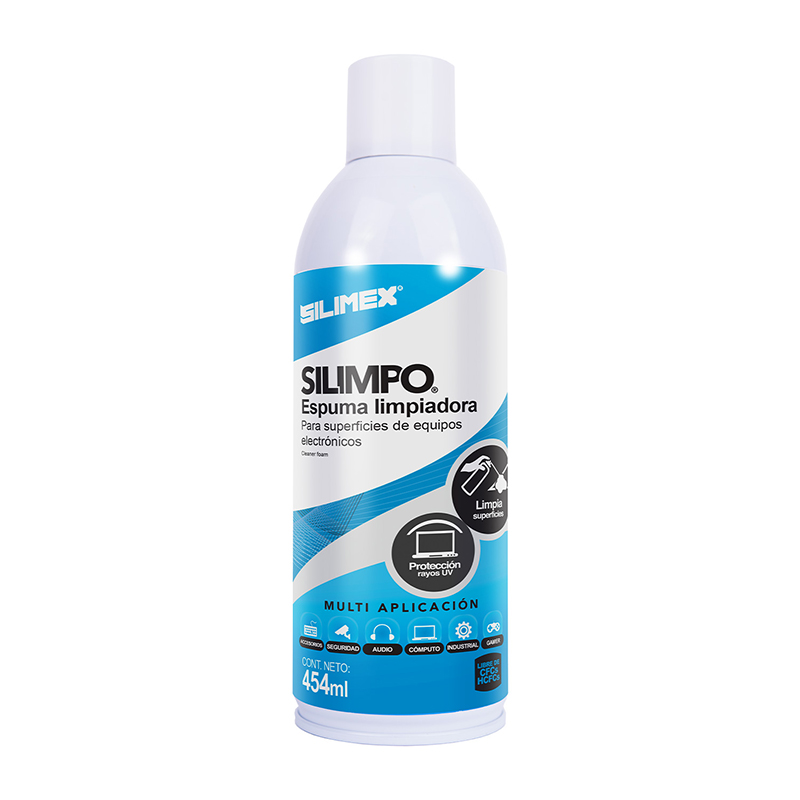 SILIMPO Espuma Limpiadora para Equipos Electrónicos 454 ml