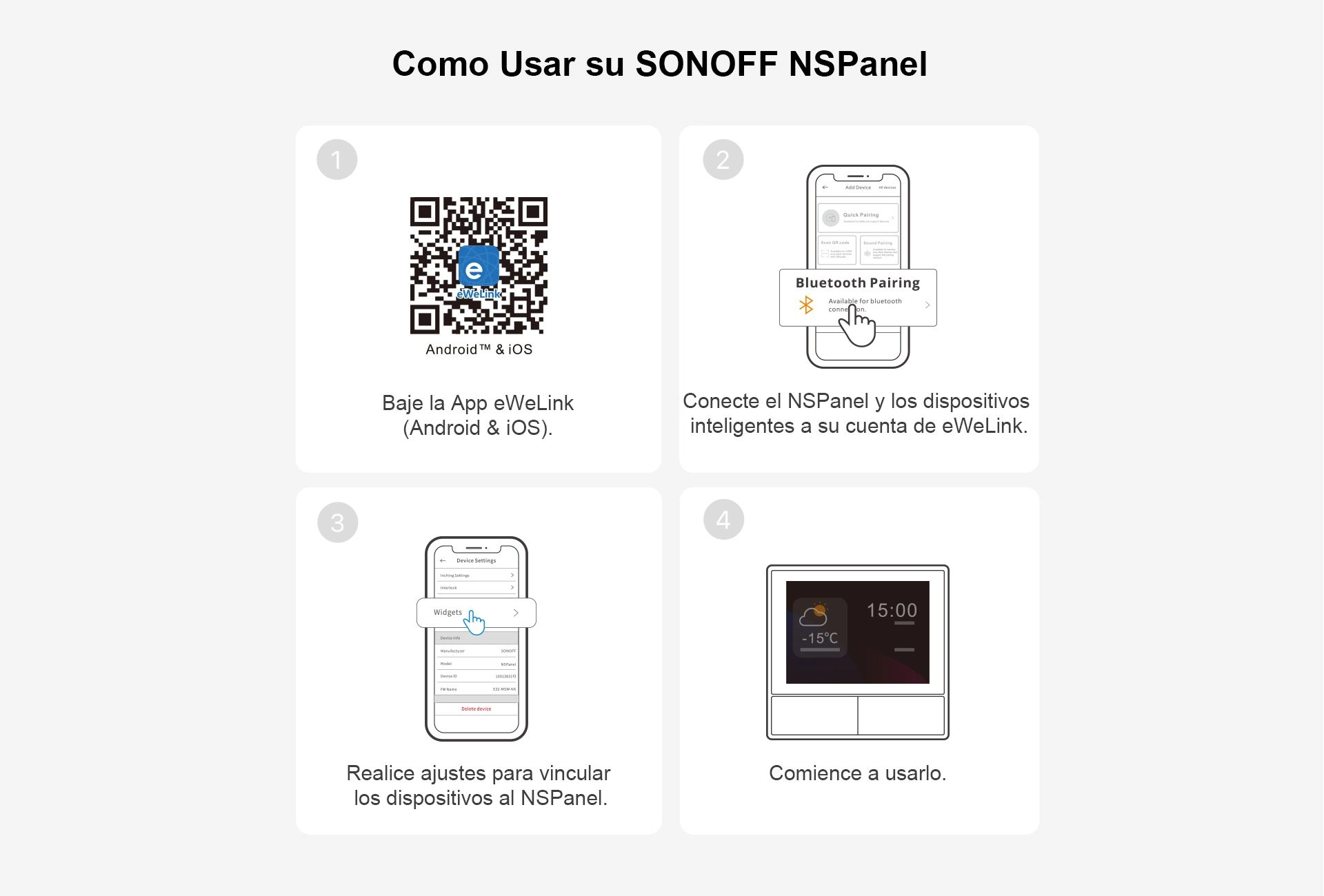 Sonoff NSPanel Como usar Sonoff NSPanel