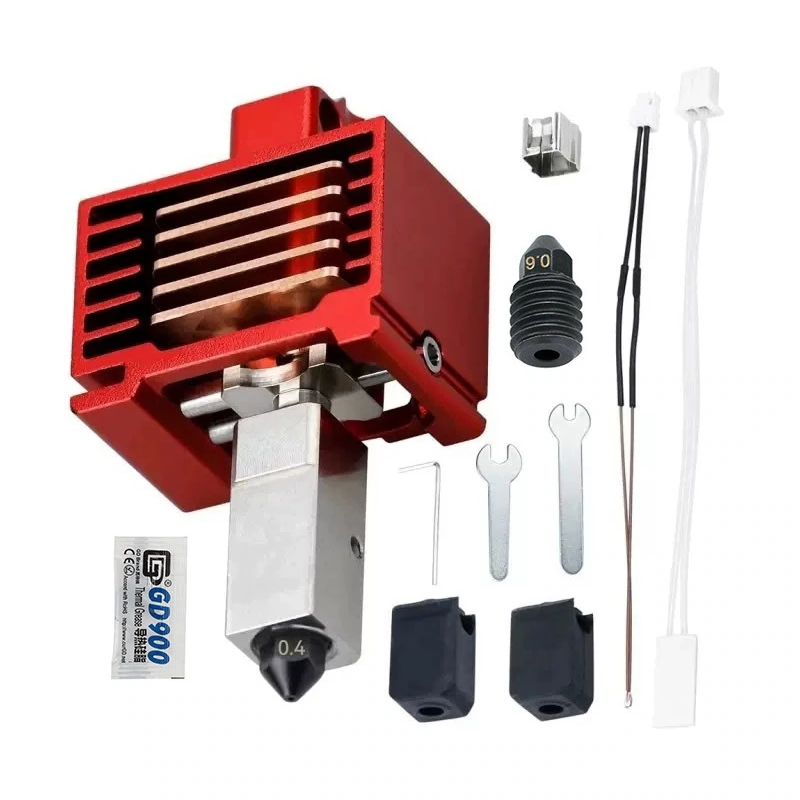 Kit Hotend para Serie X1 Bambu Lab con Boquilla de Acero Endurecido 0.4mm