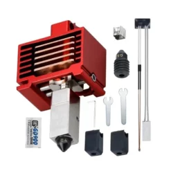 Kit Hotend para Serie P1 Bambu Lab con Boquilla de Acero Endurecido 0.4mm