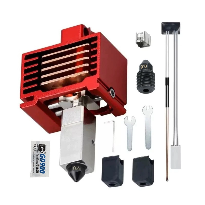 Kit Hotend para Serie P1 Bambu Lab con Boquilla de Acero Endurecido 0.4mm