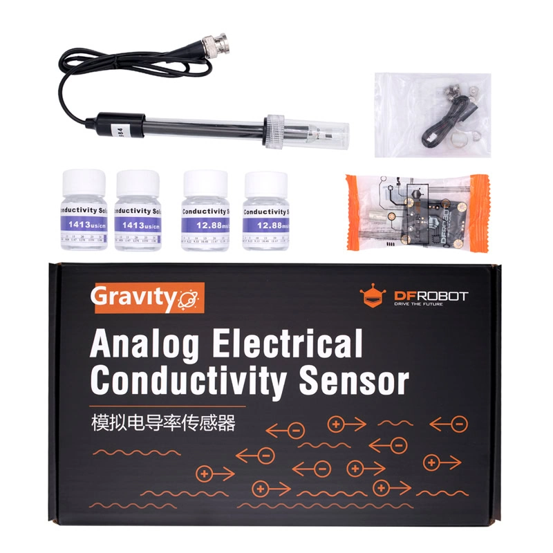 Kit Sensor de Conductividad Eléctrica para Evaluar Calidad del Agua DFR0300