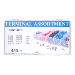 Kit de Terminales 450 pz con Crimpadora HSC8 6-4A para Cable