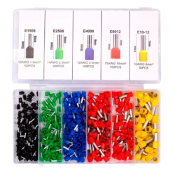 Kit de Terminales 450 pz con Crimpadora HSC8 6-4A para Cable