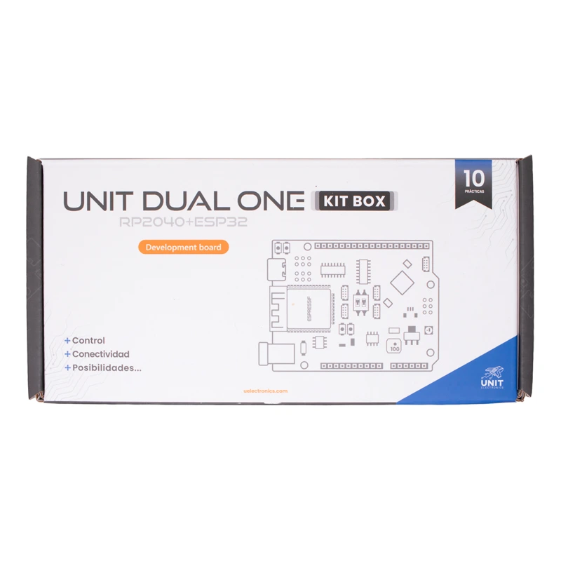 UNIT DUAL ONE RP2040 + ESP32 Kit de Iniciación 9 Practicas